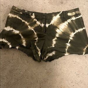 Tie dye shorts